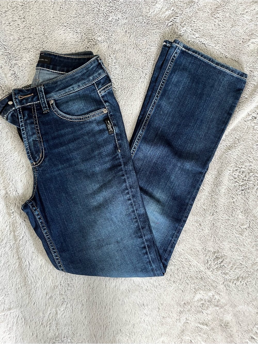 Silver Jeans Women's Dark Blue Bootcut Jeans